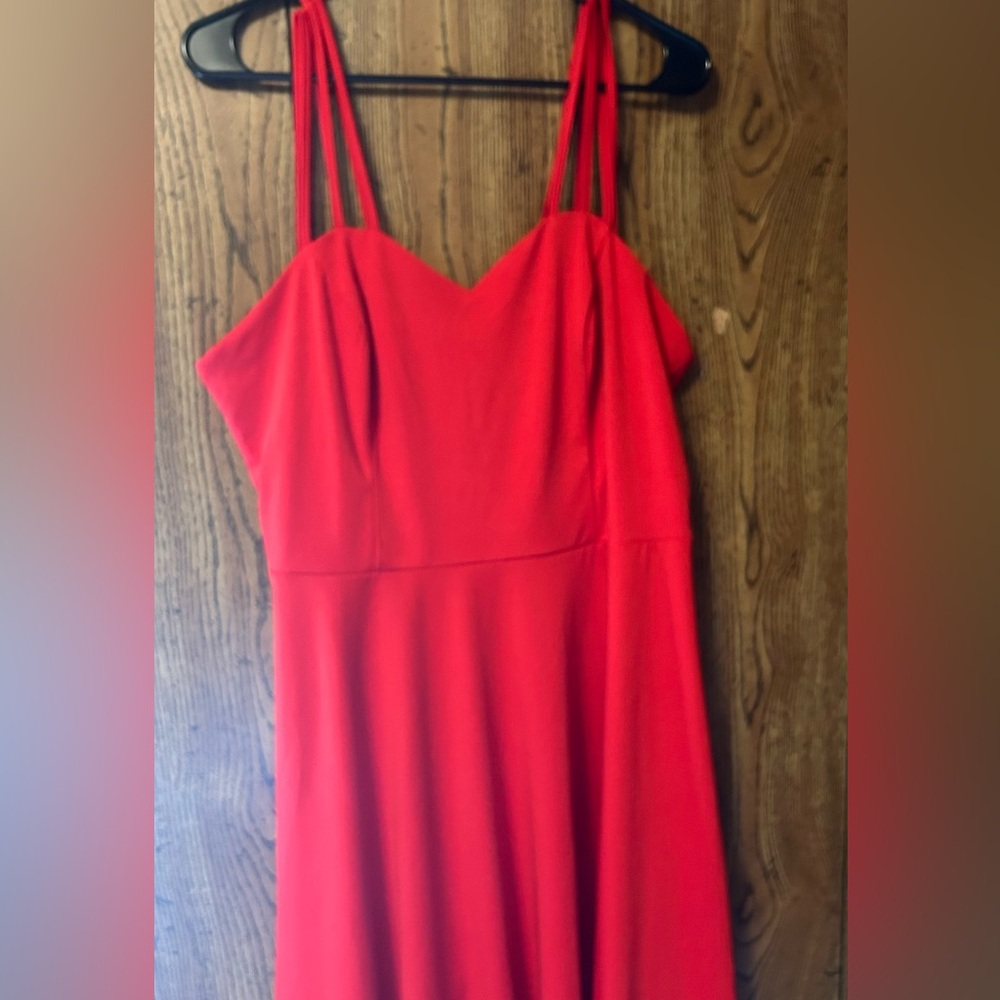 Grace Karin Red Sleeveless Sundress Sweetheart Neckline